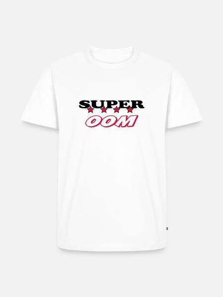 Super oom - Men's Premium Organic T-Shirt - white