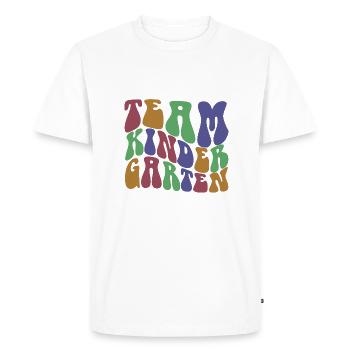 Équipe Maternelle Cool Pre-K Enseignant & Élèves Cadeau - T-shirt Premium bio Homme - blanc - Devant - Nico (187cm)