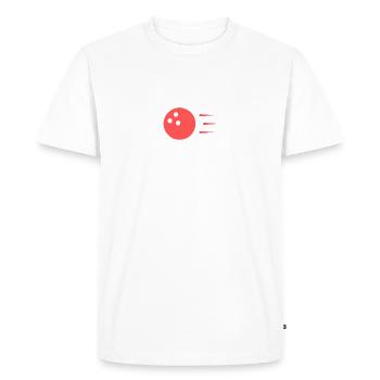 Bowling Dictons Bowling Bowler Skittles Cadeau - T-shirt Premium bio Homme - blanc - Devant - Nico (187cm)
