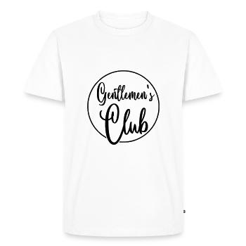 Club des gentlemen - T-shirt Premium bio Homme - blanc - Devant - Nico (187cm)