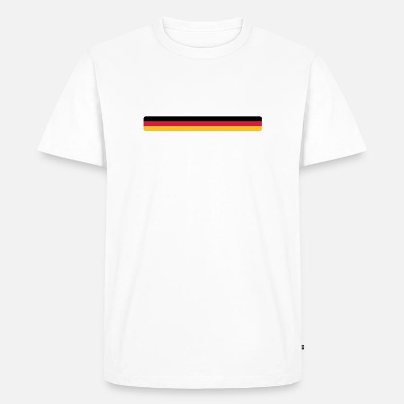 Deutschland - Männer Premium Bio T-Shirt - Weiß