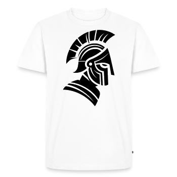 Sparta Guerrier Spartan - T-shirt Premium bio Homme - blanc - Devant - Nico (187cm)