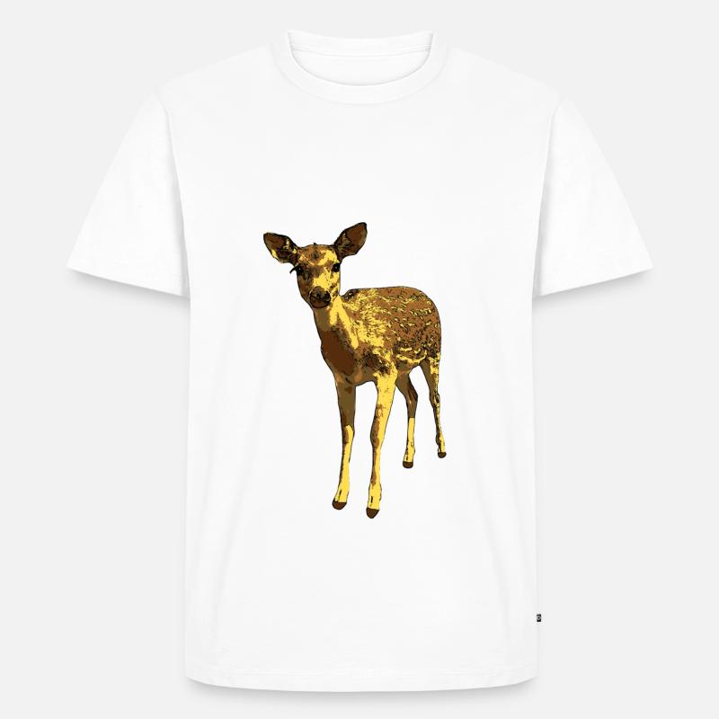 Bambi - Männer Premium Bio T-Shirt - Weiß
