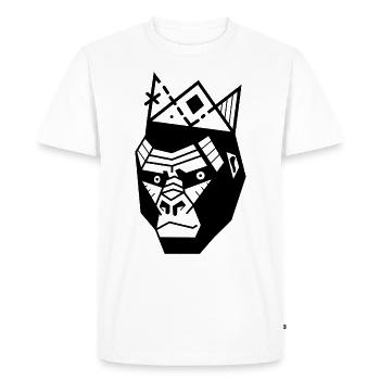 Monkey king gorilla - Men's Premium Organic T-Shirt - white - Front - Nico (187cm)