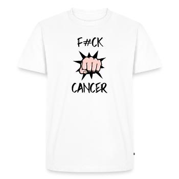 Survivor cancer gift tshirt hospital idea support - Men's Premium Organic T-Shirt - white - Front - Nico (187cm)