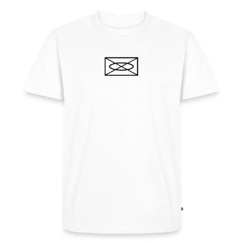 Grenadiers blindés Bund signe tactique TShirt - T-shirt Premium bio Homme - blanc - Devant - Nico (187cm)