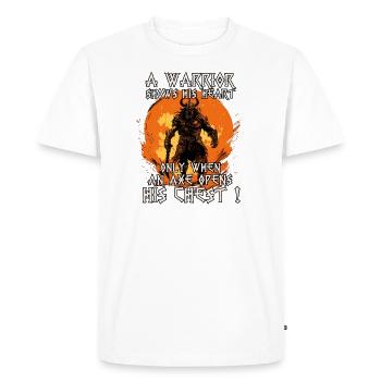 Viking Warrior Nordic Fighter Viking - Men's Premium Organic T-Shirt - white - Front - Nico (187cm)