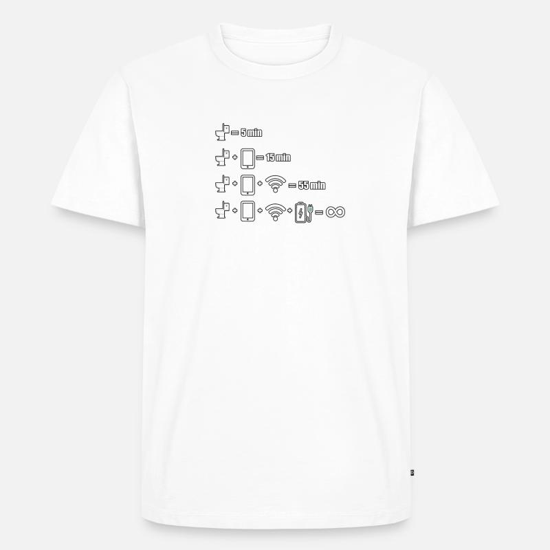 IT-Experte Programmierer Informatiker - Männer Premium Bio T-Shirt - Weiß