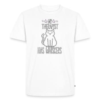Costume de chat amusant costume de détenteur de - T-shirt Premium bio Homme - blanc - Devant - Nico (187cm)