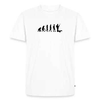 Hunter Gift Hunting Sports Evolution Hunter - Men's Premium Organic T-Shirt - white - Front - Nico (187cm)