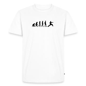 Karaté T-shirt Arts martiaux Cadeau Karaté - T-shirt Premium bio Homme - blanc - Devant - Nico (187cm)