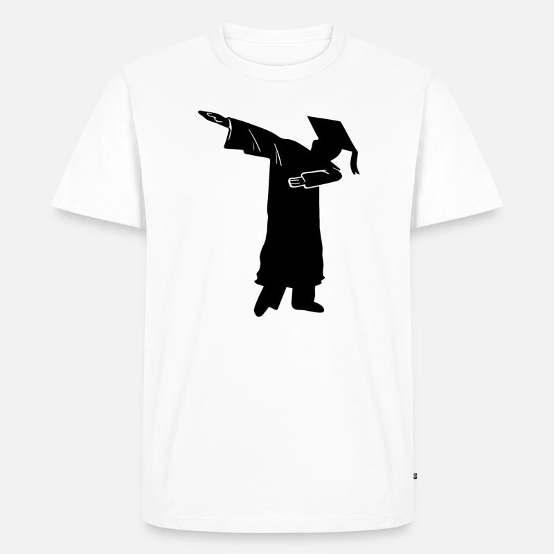 Dabbing Dab Absolvent - Männer Premium Bio T-Shirt - Weiß