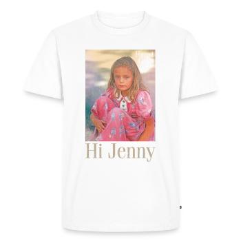 Forrest Gump Hi Jenny - T-shirt Premium bio Homme - blanc - Devant - Nico (187cm)