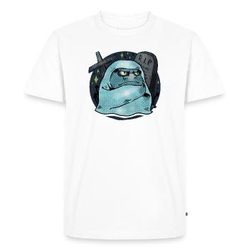 Rest in Peace Ghost - Men's Premium Organic T-Shirt - white - Front - Nico (187cm)