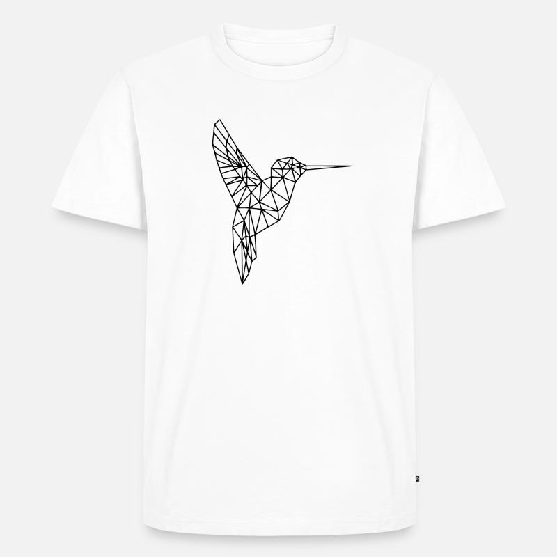 Vogel - Männer Premium Bio T-Shirt - Weiß