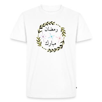 Ramadan - Men's Premium Organic T-Shirt - white - Front - Nico (187cm)