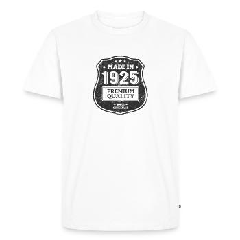 MADE IN 1925 - T-shirt Premium bio Homme - blanc - Devant - Nico (187cm)