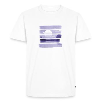 ciel nocturne - T-shirt Premium bio Homme - blanc - Devant - Nico (187cm)