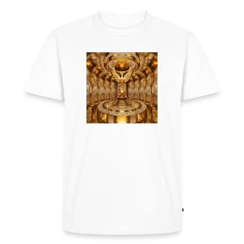 Le labyrinthe des mythes - T-shirt Premium bio Homme - blanc - Devant - Nico (187cm)
