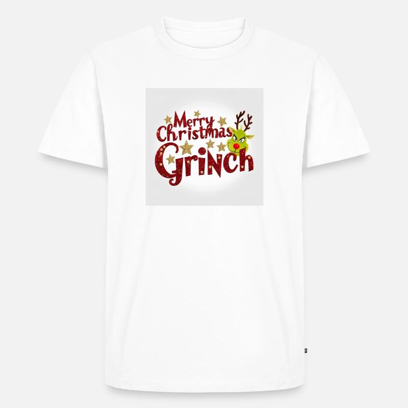 Merry Christmas - Männer Premium Bio T-Shirt - Weiß