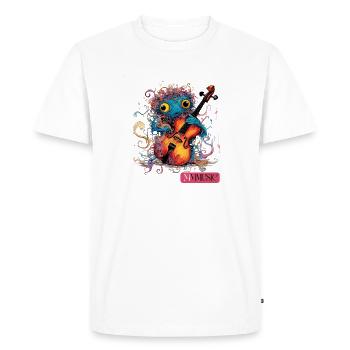 Musique de monstre mignon 7 - T-shirt Premium bio Homme - blanc - Devant - Nico (187cm)