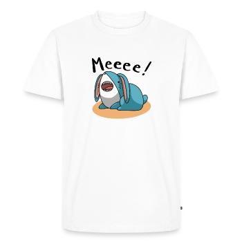 Sharkbunny meeee - Men's Premium Organic T-Shirt - white - Front - Nico (187cm)