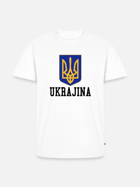 Ukraine - Men's Premium Organic T-Shirt - white