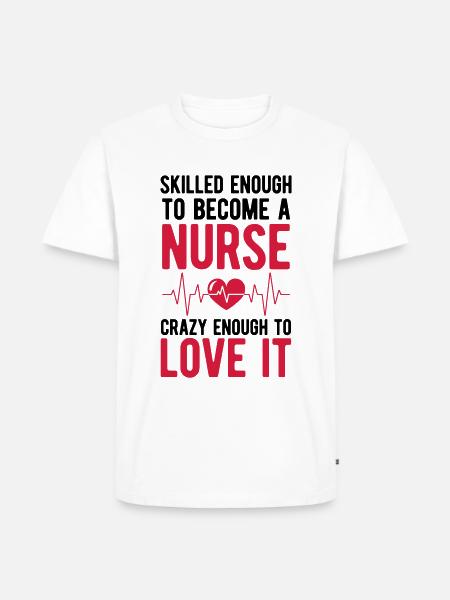 Nurse - Men's Premium Organic T-Shirt - white