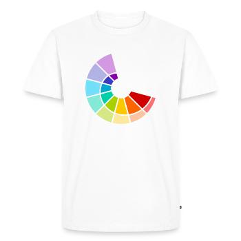 Logo painter and varnisher - Men's Premium Organic T-Shirt - white - Front - Nico (187cm)