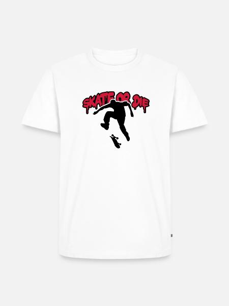 Skate Or Die - Männer Premium Bio T-Shirt - 