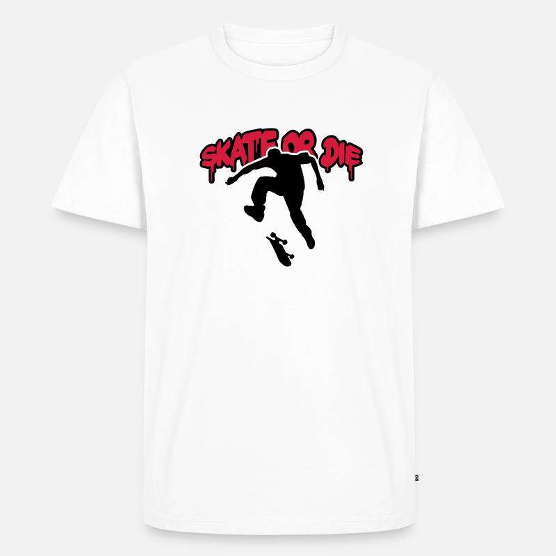 Skate Or Die - Männer Premium Bio T-Shirt - undefined