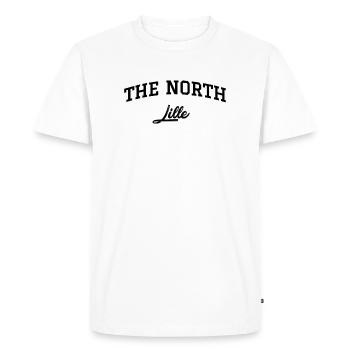 THE NORTH Lille - T-shirt Premium bio Homme - blanc - Devant - Nico (187cm)