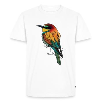 Guêpier - T-shirt Premium bio Homme - blanc - Devant - Nico (187cm)