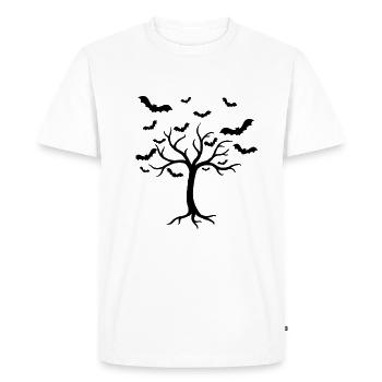 Bat Bats - Men's Premium Organic T-Shirt - white - Front - Nico (187cm)