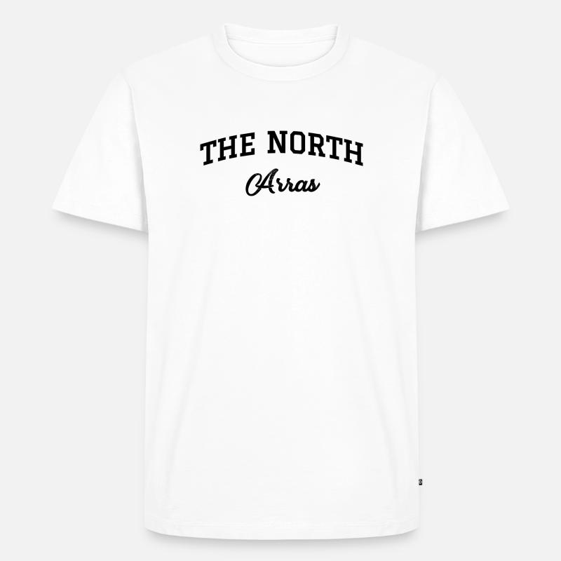 DER NORDEN Arras - Männer Premium Bio T-Shirt - Weiß