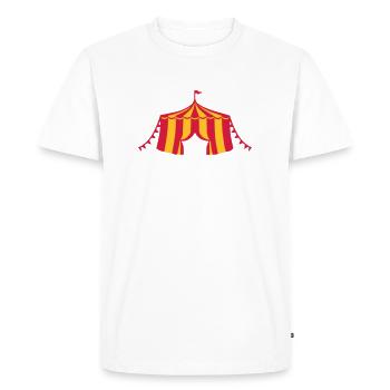 Circus - Men's Premium Organic T-Shirt - white - Front - Nico (187cm)
