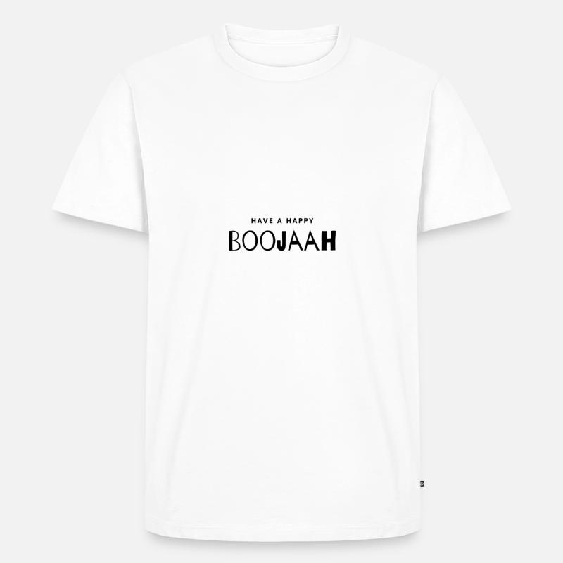 Boojaah - Männer Premium Bio T-Shirt - Weiß