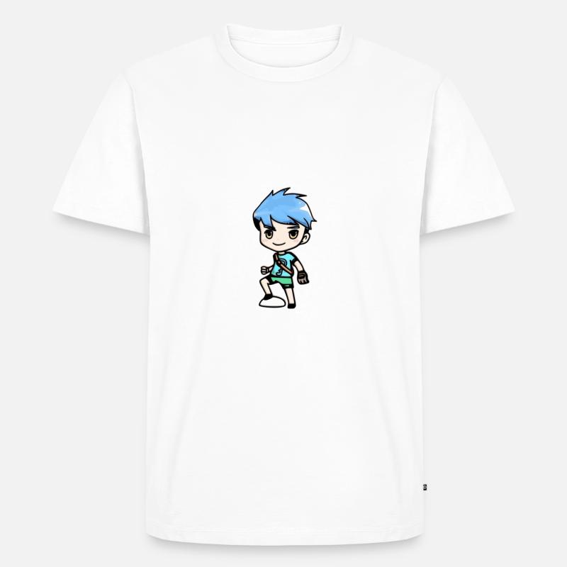 Manga - Anime - Junge - Comicstil - Männer Premium Bio T-Shirt - undefined