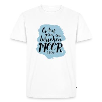 Sea vacation adventure travel cruise gift - Men's Premium Organic T-Shirt - white - Front - Nico (187cm)