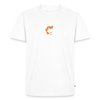 Crevette étoilée blanche - T-shirt Premium bio Homme - blanc - Devant - Nico (187cm)