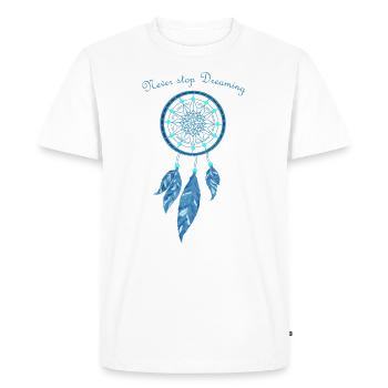 dream catcher - Men's Premium Organic T-Shirt - white - Front - Nico (187cm)