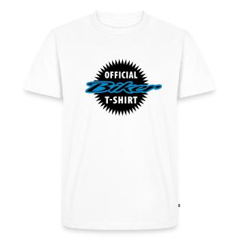 official_biker - T-shirt Premium bio Homme - blanc - Devant - Nico (187cm)
