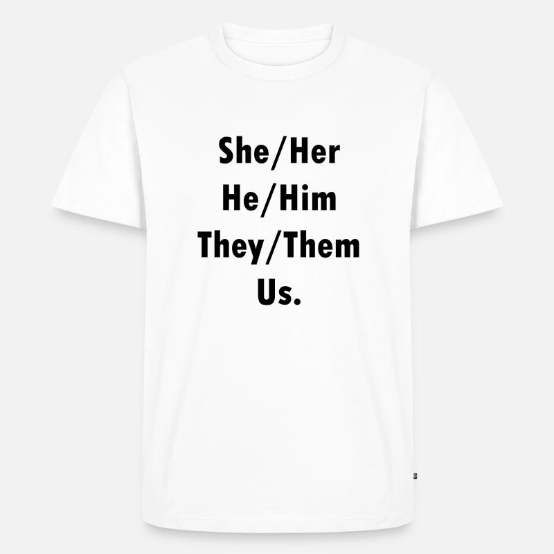 Equality - Männer Premium Bio T-Shirt - Weiß