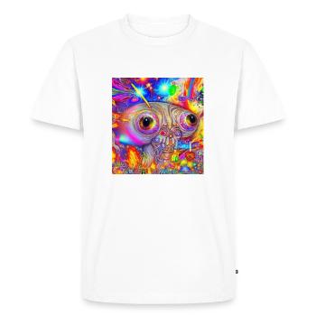 Univers - T-shirt Premium bio Homme - blanc - Devant - Nico (187cm)