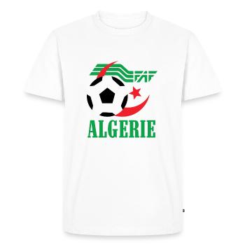 Algérie - T-shirt Premium bio Homme - blanc - Devant - Nico (187cm)