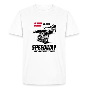 Speedway - Motorcycle Speedway - T-shirt Premium bio Homme - blanc - Devant - Nico (187cm)