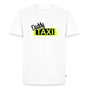 daddy_taxi - T-shirt Premium bio Homme - blanc - Devant - Nico (187cm)