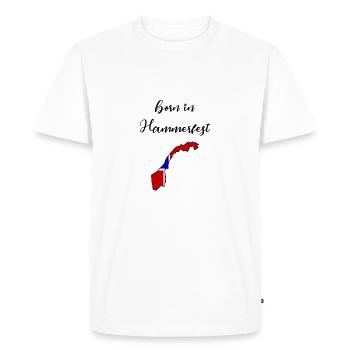 Hammerfest - T-shirt Premium bio Homme - blanc - Devant - Nico (187cm)