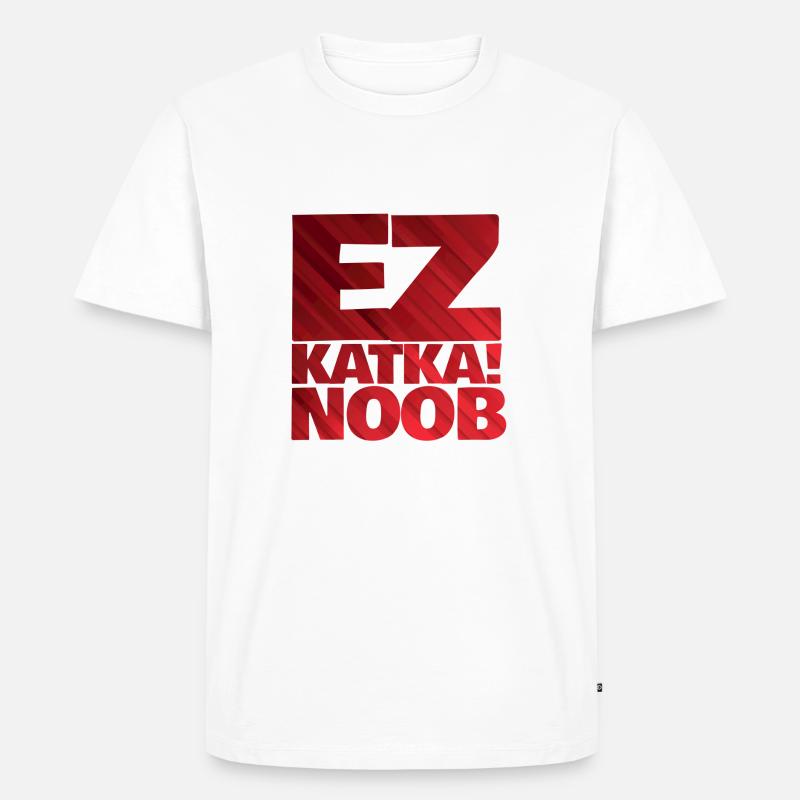 ez katka - Männer Premium Bio T-Shirt - Weiß