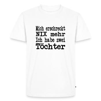 filles - T-shirt Premium bio Homme - blanc - Devant - Nico (187cm)